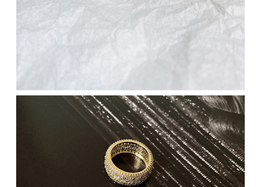 Fashion Silver Micro-set Zircon Wheat Ear Ring,Fashion Rings