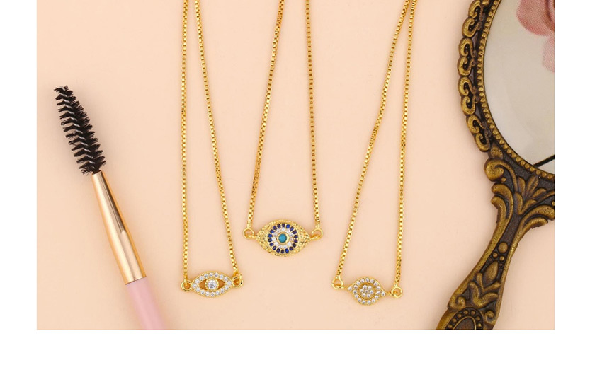 Fashion Pierced Eyes Gold-plated Copper And Diamond Eye Pull Bracelet,Fashion Bracelets