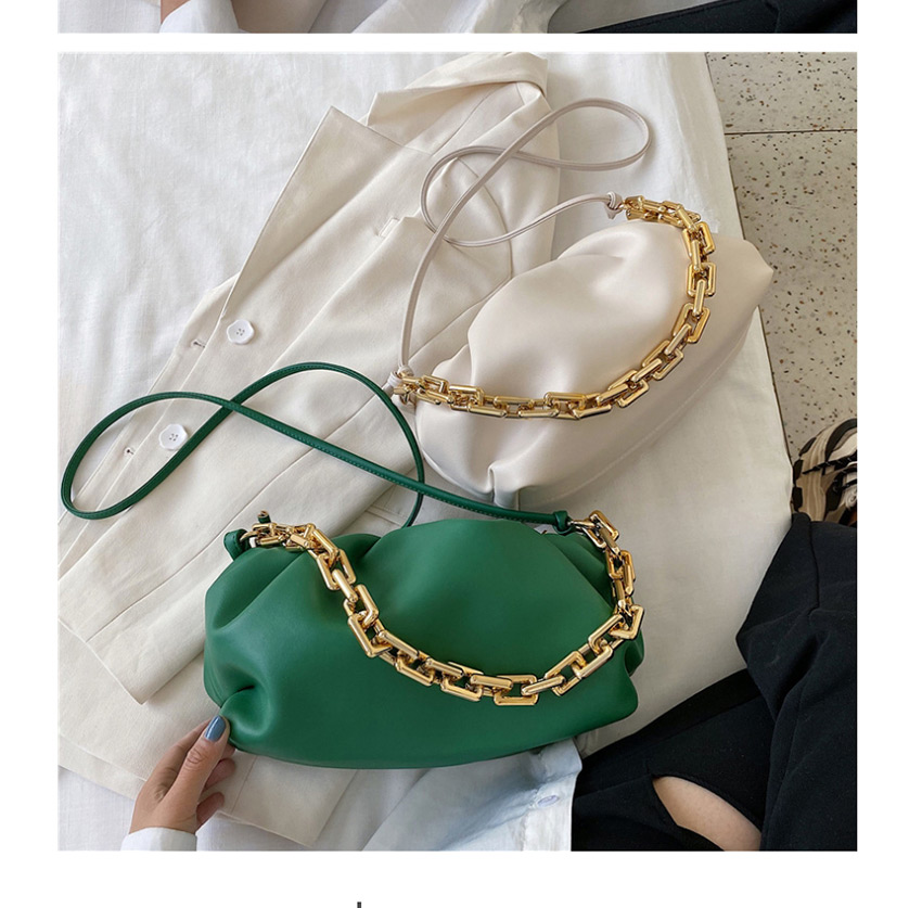 Fashion White Cloud Chain Shoulder Armpit Bag,Messenger bags