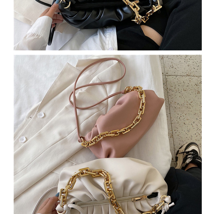 Fashion Black Cloud Chain Shoulder Armpit Bag,Messenger bags
