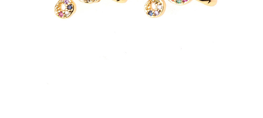 Fashion Golden Animal Serpentine Ear Clip,Clip & Cuff Earrings