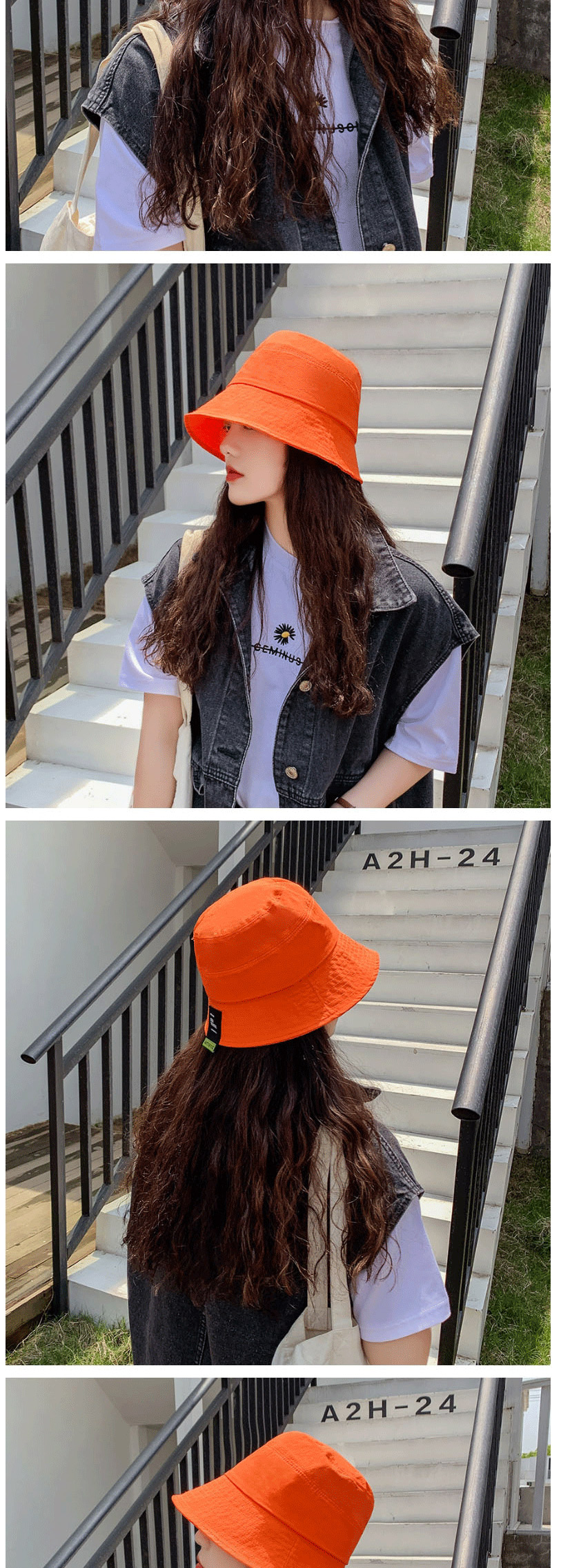 Fashion Beige Sunshade Sunscreen Solid Color Fisherman Hat,Sun Hats