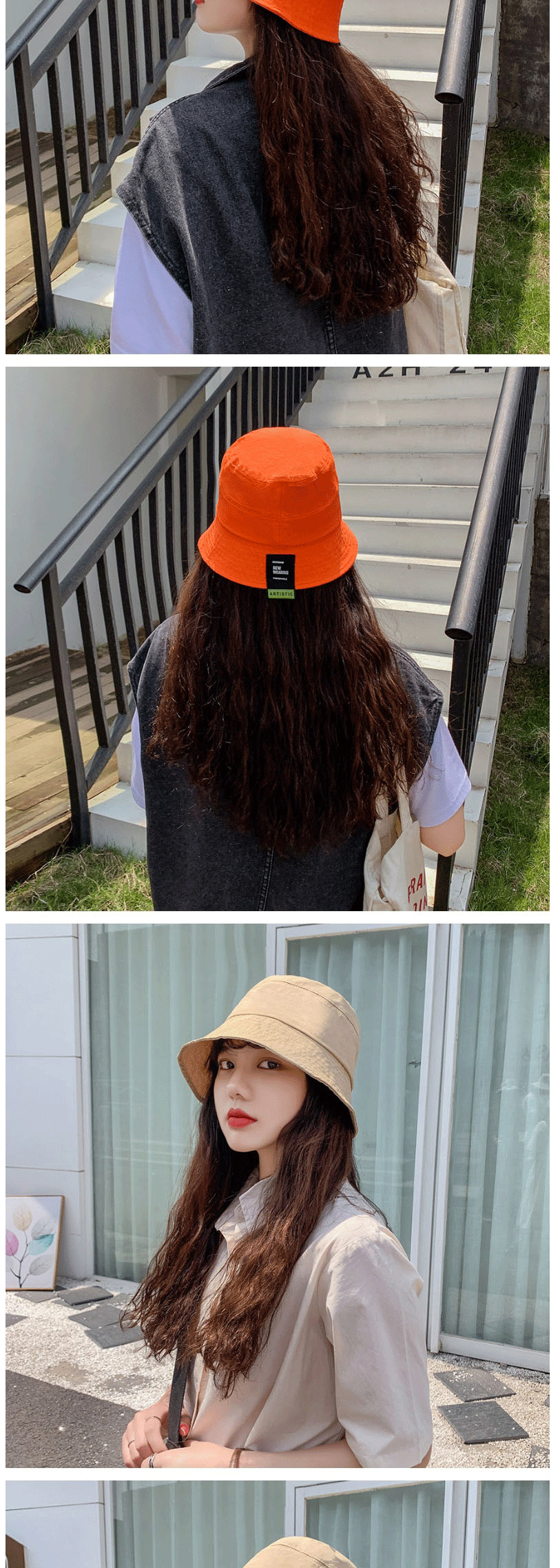 Fashion Black Sunshade Sunscreen Solid Color Fisherman Hat,Sun Hats