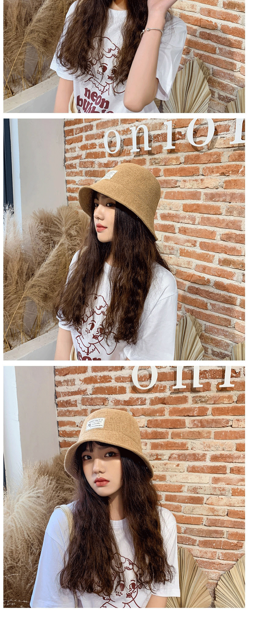 Fashion Yellow Knitted Milk Silk Cloth Sunshade Fisherman Hat,Sun Hats