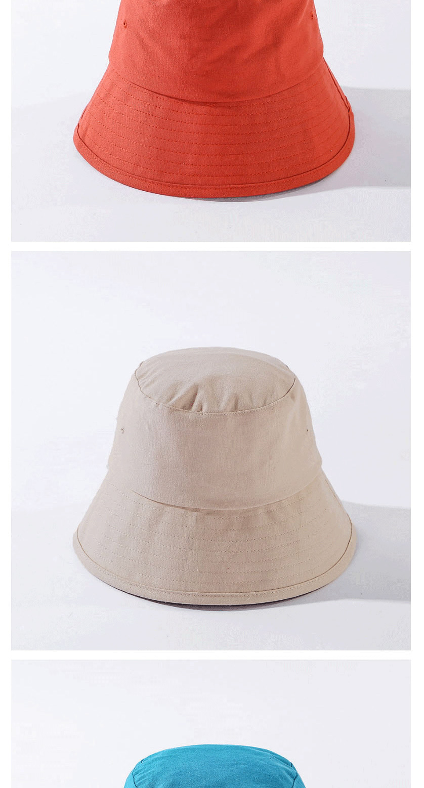 Fashion Red Pure Color Fisherman Hat,Sun Hats