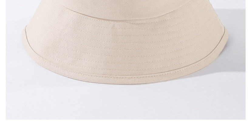 Fashion Beige Pure Color Fisherman Hat,Sun Hats