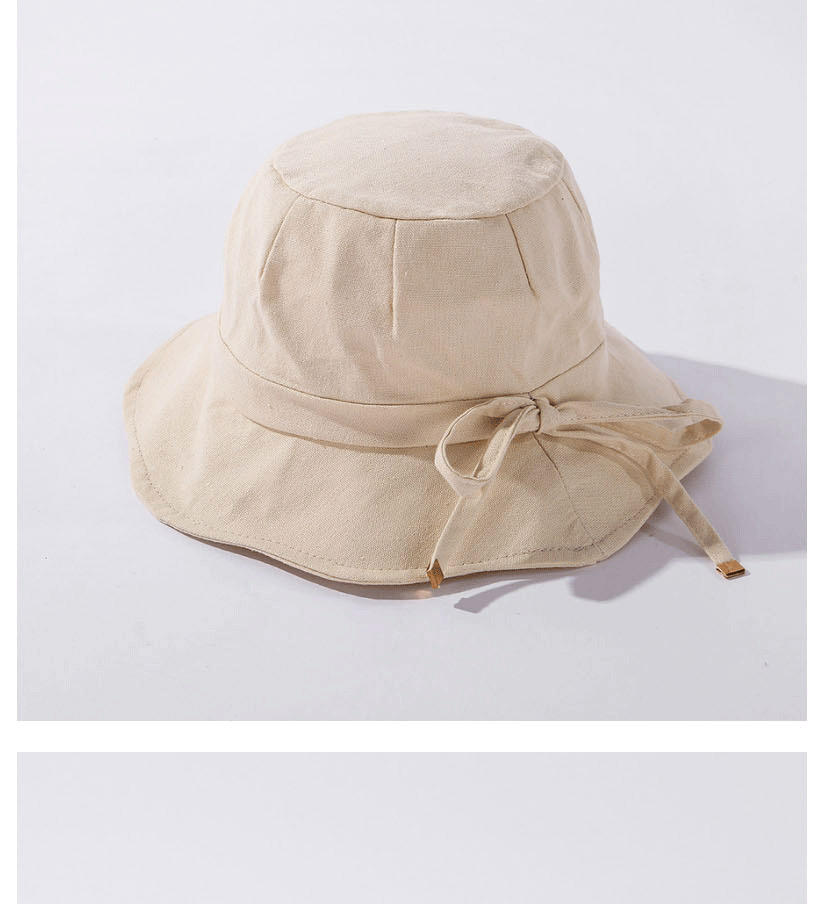 Fashion Coffee Color Irregular Side Cotton Tethered Fisherman Hat,Sun Hats