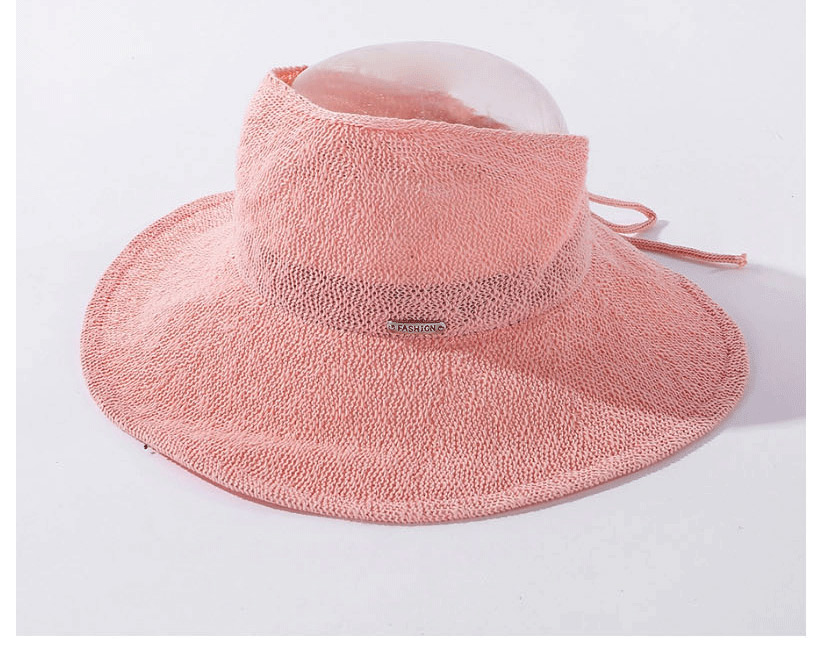 Fashion Khaki Milk Silk Big Eaves Cover Face Sunscreen Top Hat,Sun Hats