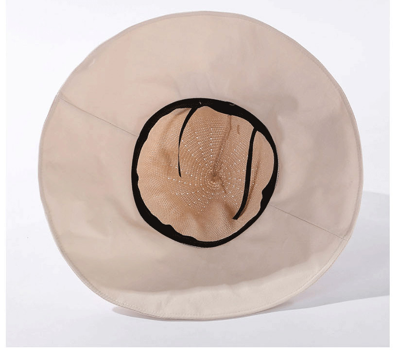 Fashion Black Bowknot Knit Top Breathable Fisherman Hat,Sun Hats