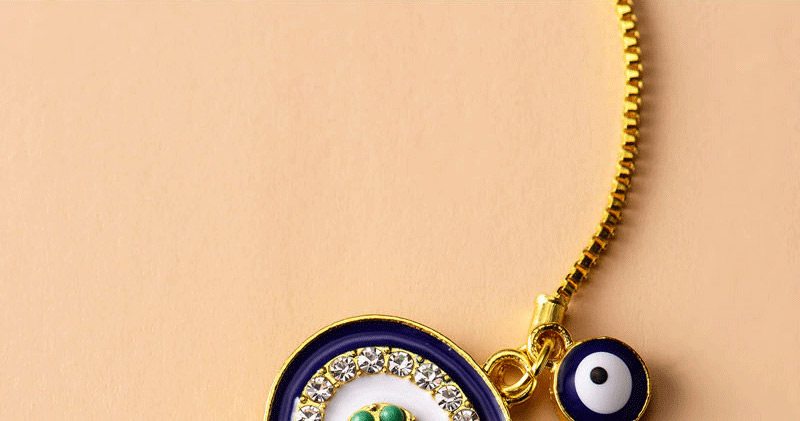 Fashion Golden Gold-plated Oil Drop And Diamond Round Bracelet,Fashion Bracelets