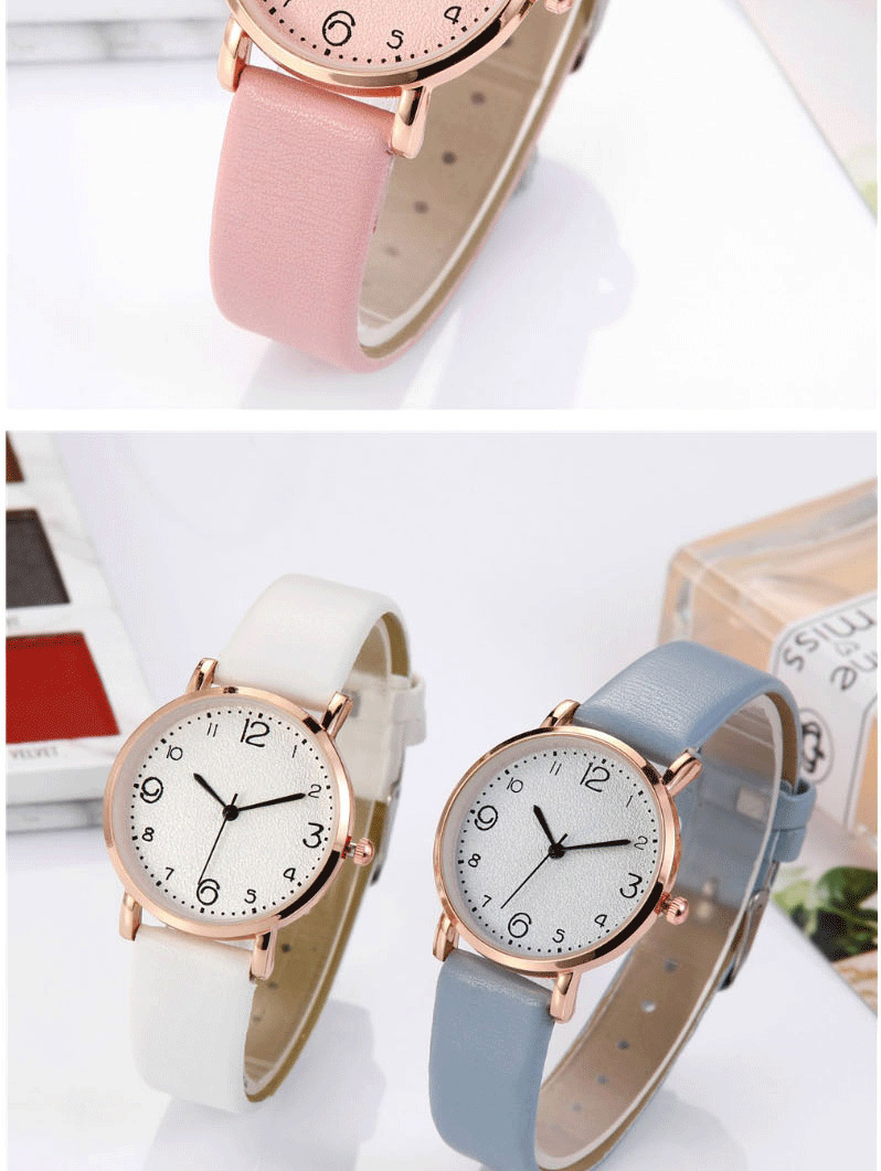 Fashion Red Ultra-thin Digital Face Strap Ladies Watch,Ladies Watches