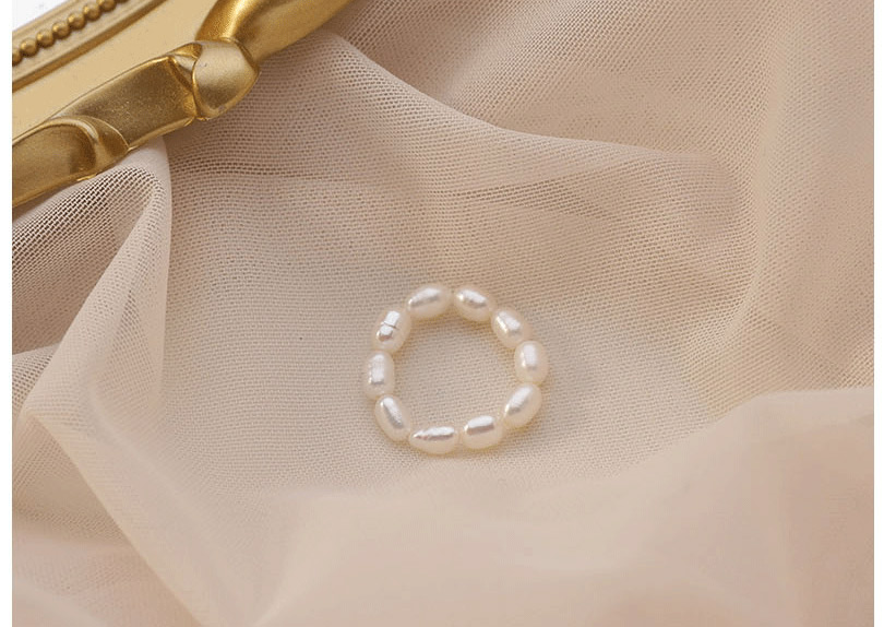 Fashion Ring Models Irregular Pearl Bracelet Single Ring,Fashion Rings