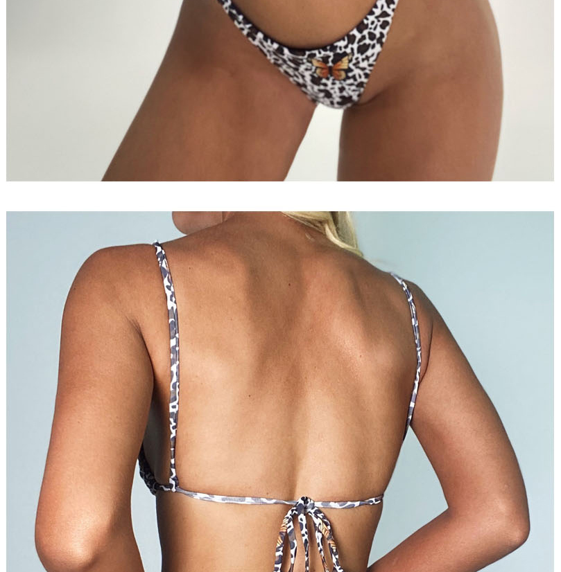 Fashion Butterfly Butterfly Print Strap Swimsuit,Bikini Sets