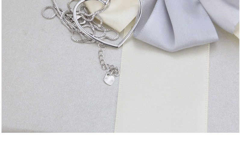 Fashion Platinum Plating Copper Plating With Diamond Love Hollow Alloy Necklace,Pendants