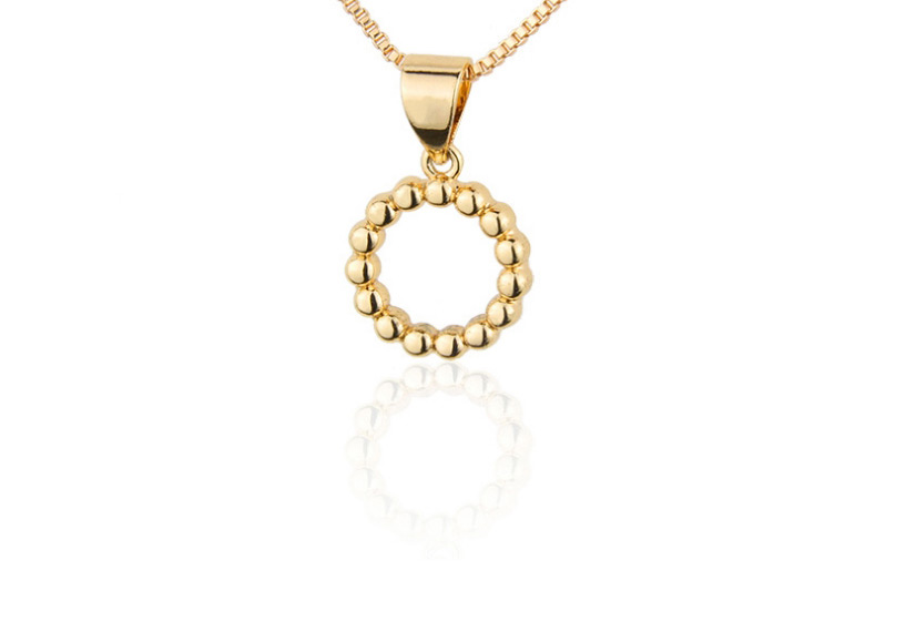 Fashion Golden Circle Gold-plated Earrings Necklace Set,Jewelry Sets