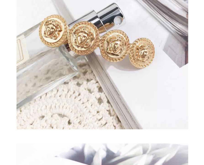 Fashion Pentagram Five-pointed Star Geometric Love Alloy Hollow Hairpin,Hairpins