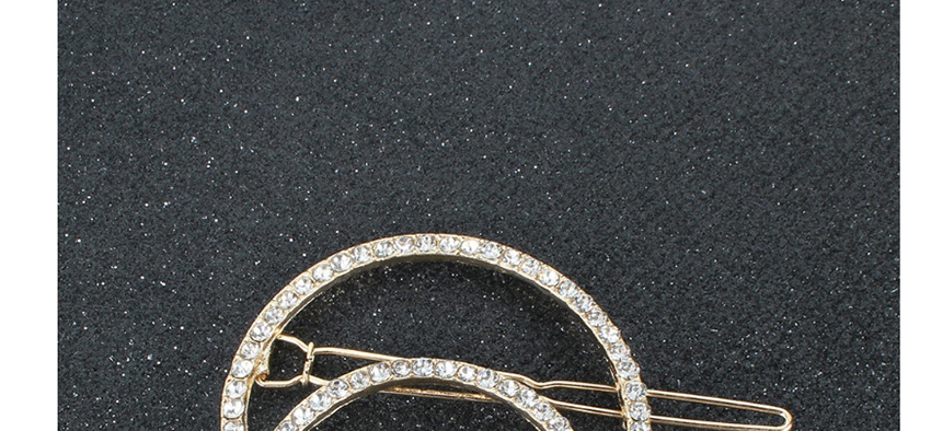 Fashion V-shaped Gold Diamond-shaped Alloy Geometric Hollow Alloy Hairpin,Hairpins