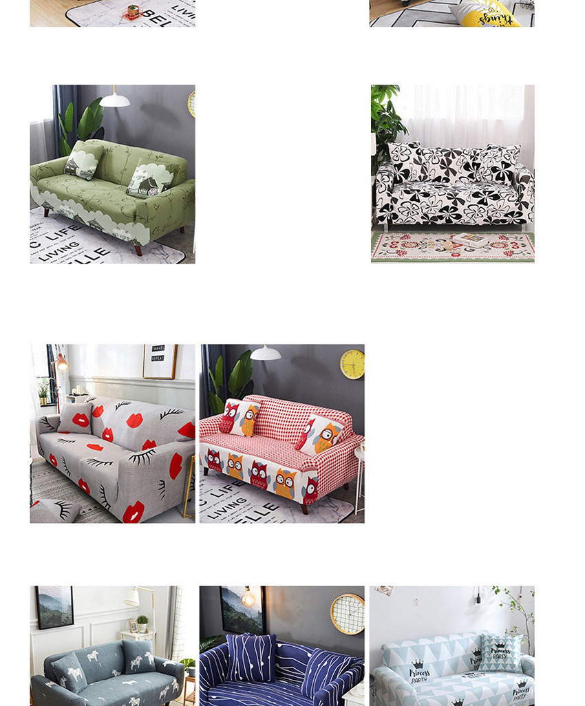 Fashion Low-key Multifunctional Knitted Stretch Printed Sofa Cover,Home Textiles