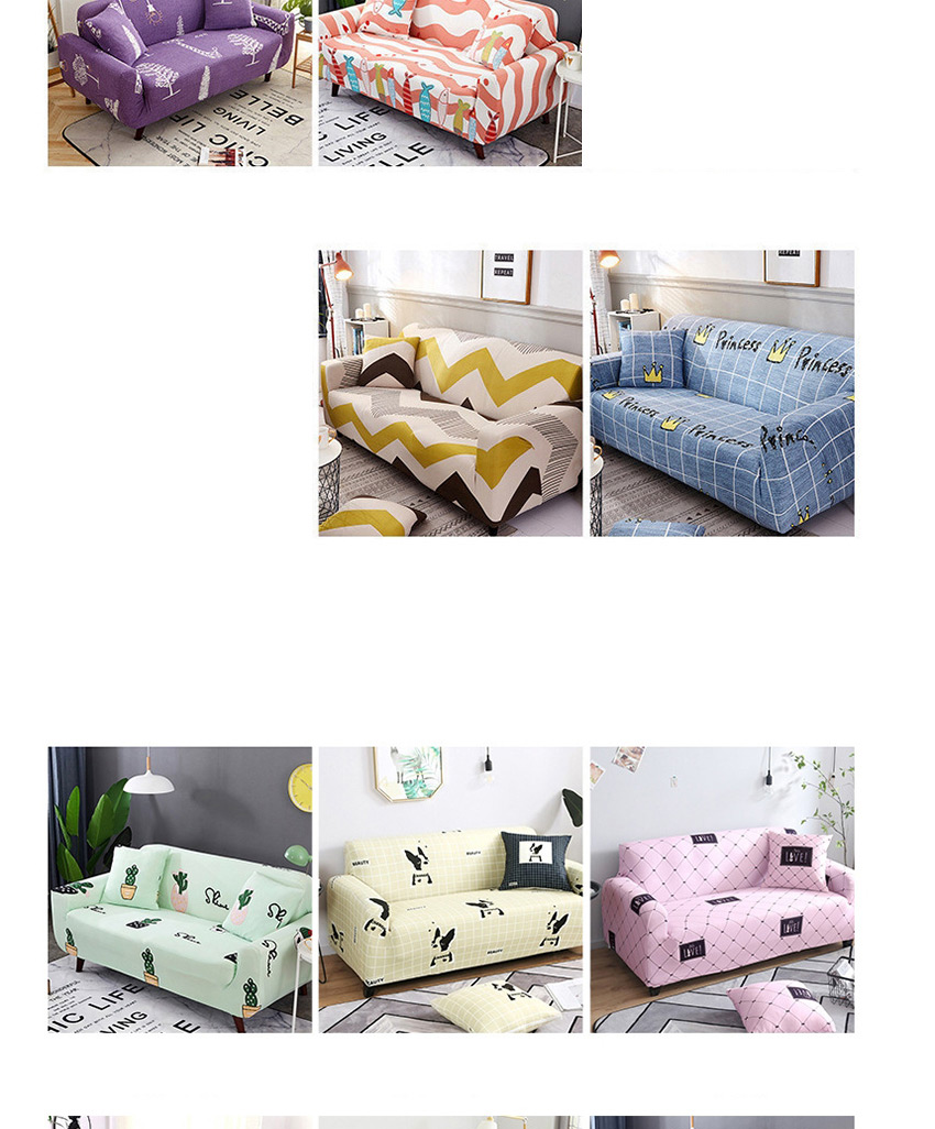 Fashion Element Multifunctional Knitted Stretch Printed Sofa Cover,Home Textiles