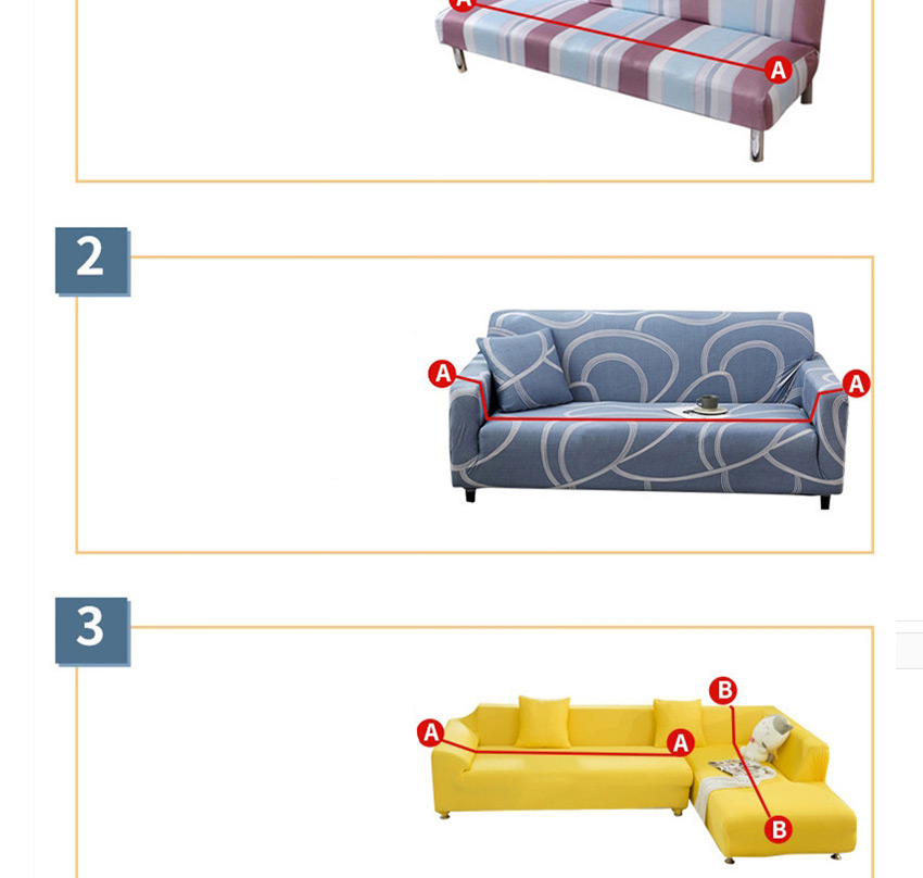 Fashion Lafite Solid Color Corn Wool All-inclusive Dustproof Stretch Sofa Cover,Home Textiles