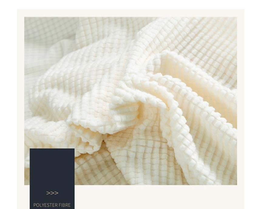 Fashion Sapphire Blue Thick Corn Wool Dustproof Solid Color All-inclusive Elastic Non-slip Sofa Cover,Home Textiles