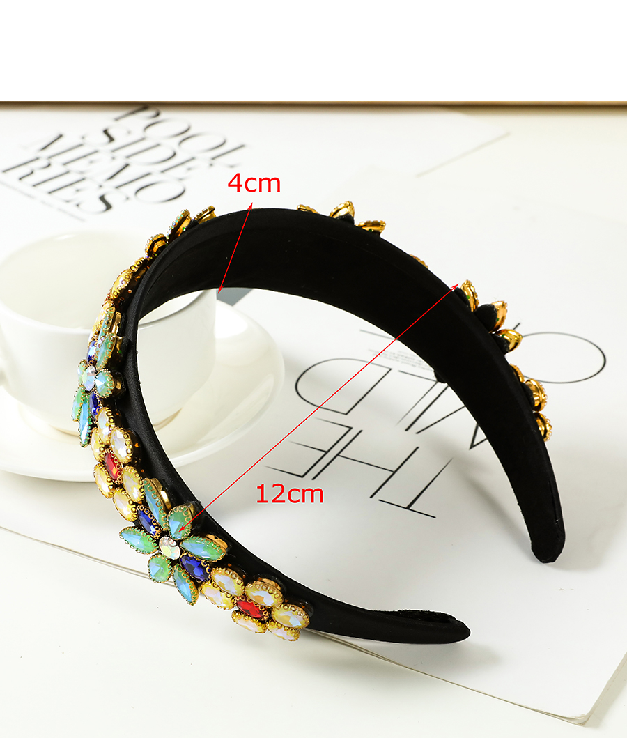 Fashion Color Alloy Shape Diamond Headband,Head Band
