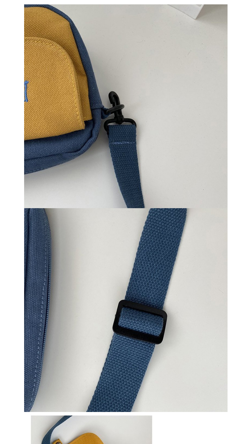 Fashion Black Embroidered Letters Contrast Color Shoulder Crossbody Bag,Shoulder bags