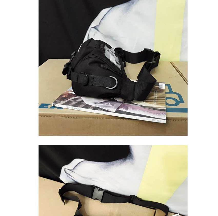 Fashion Black Oxford Shoulder Bag With Wide Shoulder Strap,Messenger bags