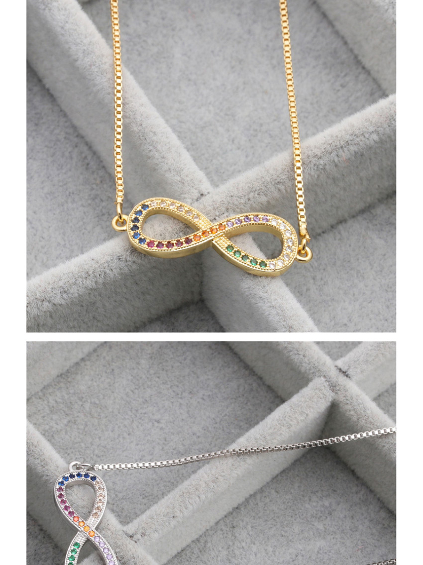 Fashion Round Golden Copper Micro-set Zircon Love Cross Cutout Necklace,Pendants