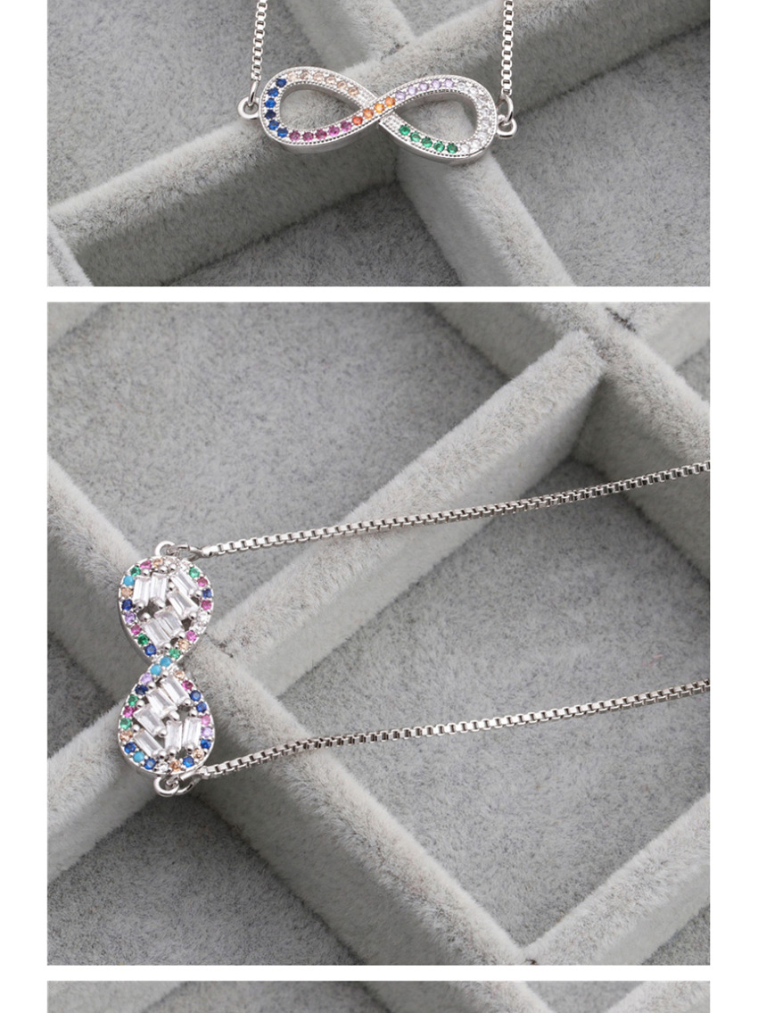 Fashion Round Golden Copper Micro-set Zircon Love Cross Cutout Necklace,Pendants