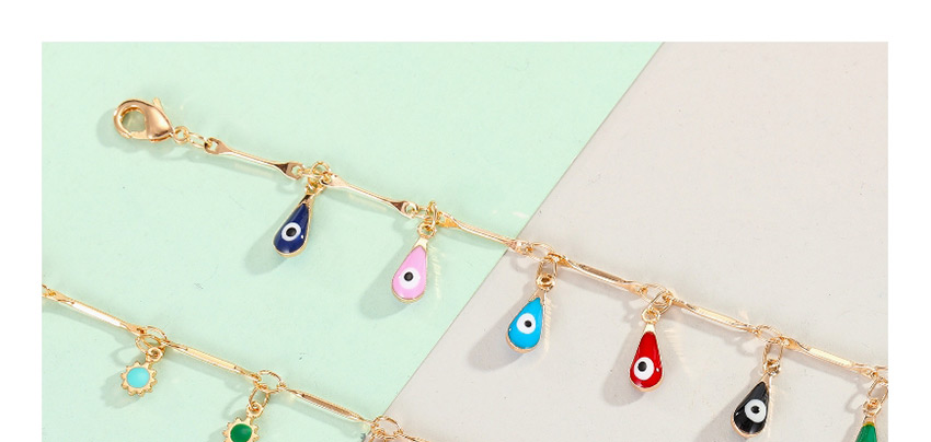 Fashion Water Drop Eyes Genuine Gold-plated Fringed Eye Anklet,Fashion Anklets
