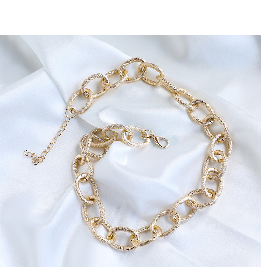 Fashion Golden Alloy Chain Resin Bead Necklace Set,Jewelry Sets