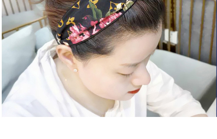 Fashion Pink Wide-brimmed Fabric Knotted Headband,Head Band