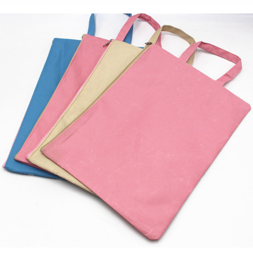 Fashion Pink Unicorn Canvas Unicorn Printed Waterproof Tote Bag,Home storage