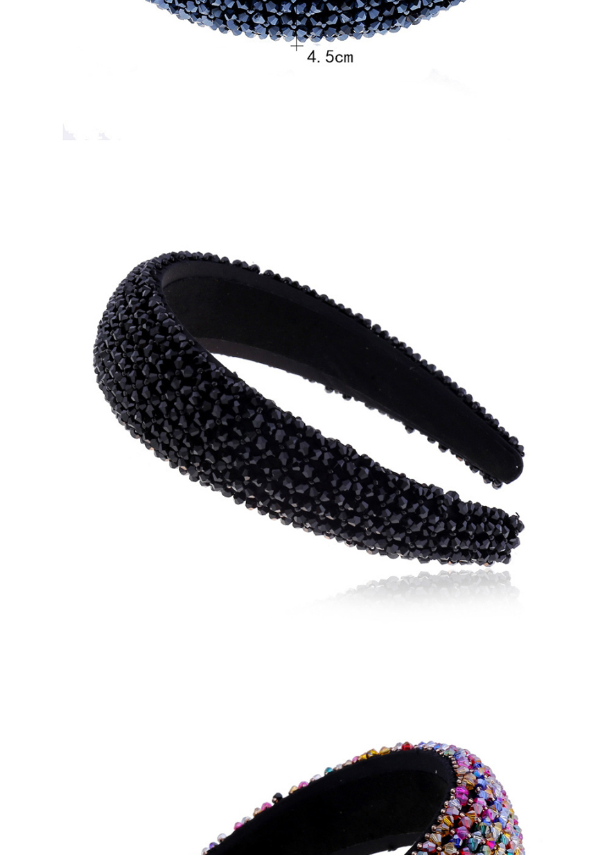 Fashion Blue 206157w Wind Crystal Full Diamond Headband Crystal Headband Accessories,Jewelry Packaging & Displays