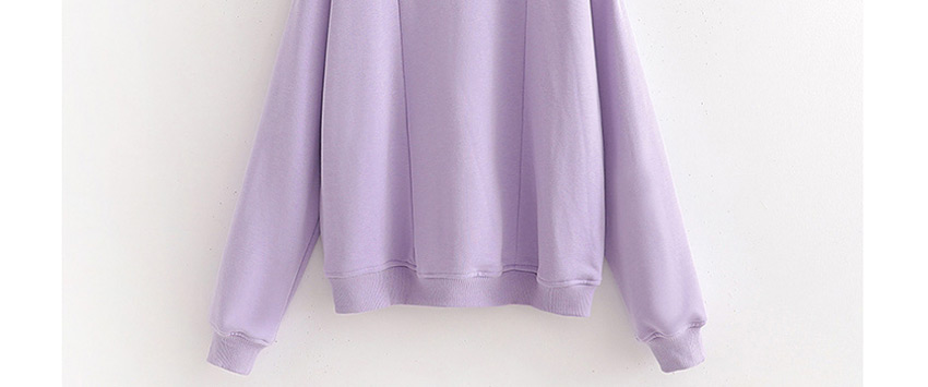 Fashion Purple Off-the-shoulder Loose Sweater Coat,Tank Tops & Camis