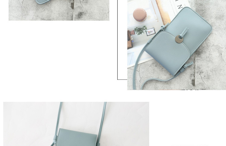 Fashion Light Grey Locked Rectangular Shoulder Bag,Shoulder bags