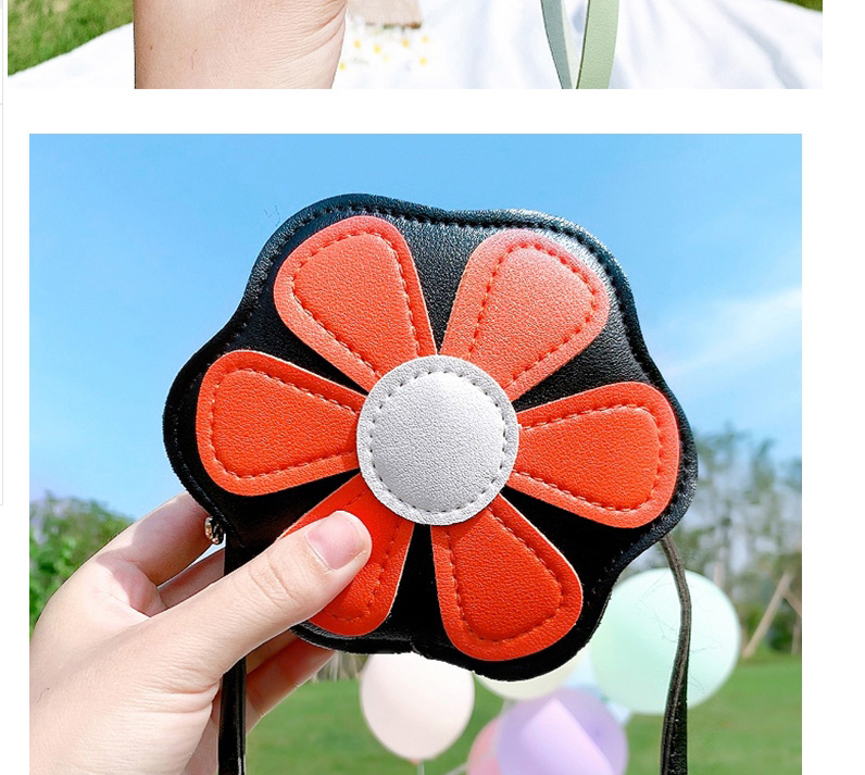 Fashion Black Flowers Flower Dinosaur Rabbit Stitching Contrast Color Crossbody Shoulder Bag,Messenger bags