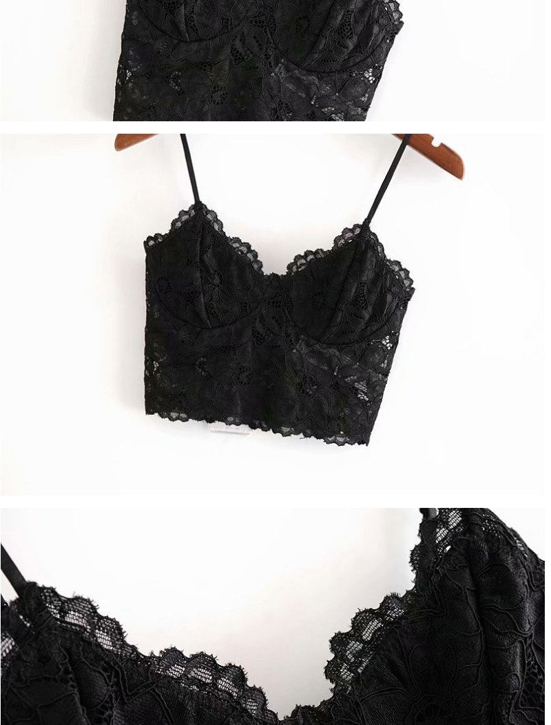 Fashion Coffee Lace Lingerie Camisole Top,Tank Tops & Camis