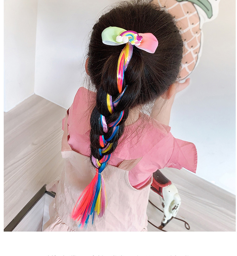 Fashion Symphony Butterfly Net Yarn Butterfly Snowflake Animal Wig Braid Children Hair Rope,Kids Accessories