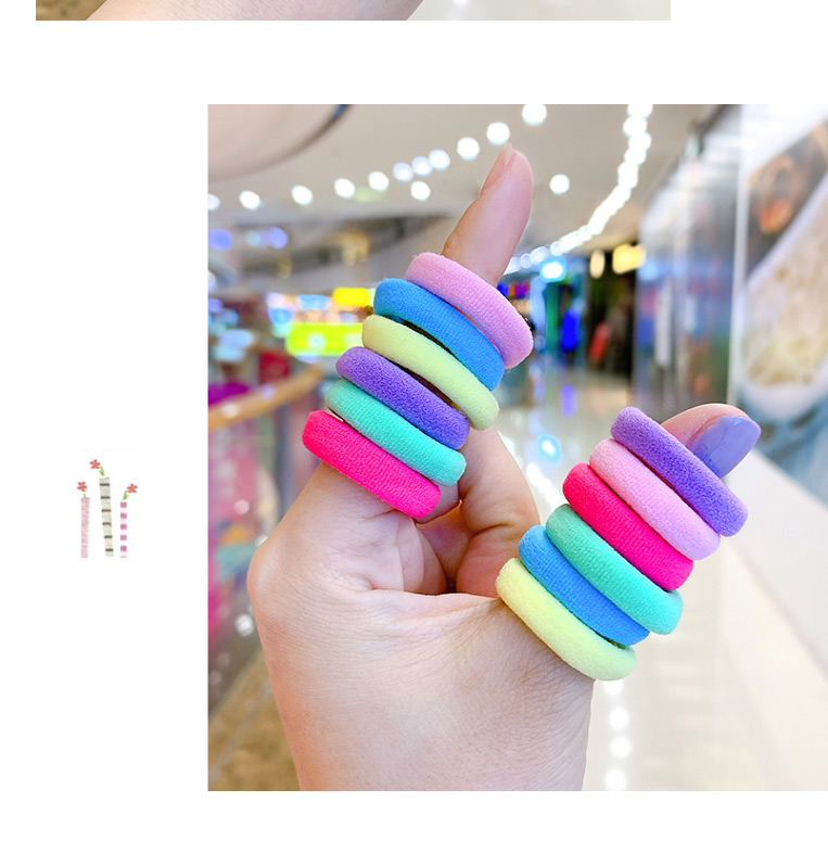 Fashion Light Color 100 Pieces-small Bird Bag High-strength Childrens Hair Rope,Kids Accessories
