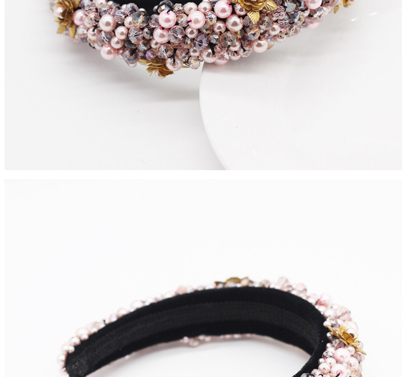 Fashion Pink Sponge Metal Flower Headband,Head Band