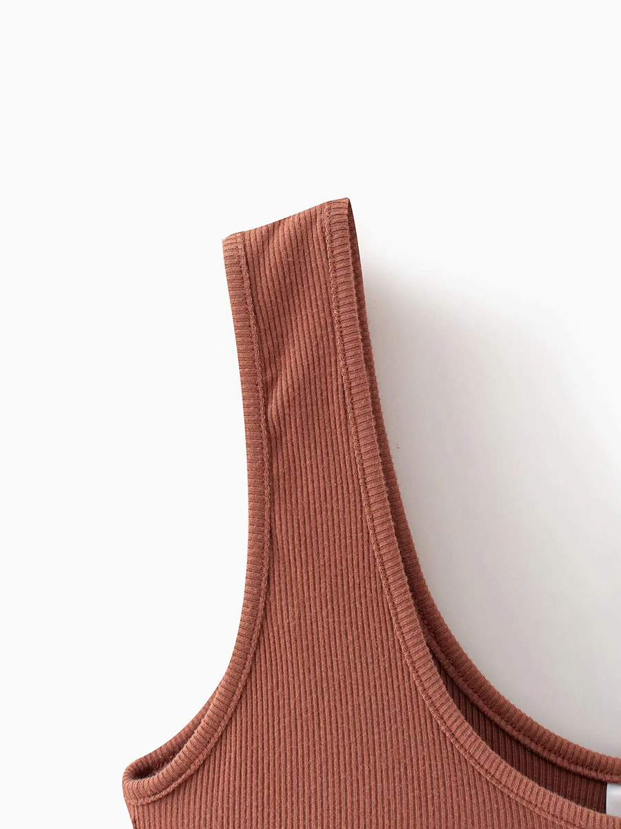 Fashion Bean Paste Striped Suspender Bodysuit,One Pieces