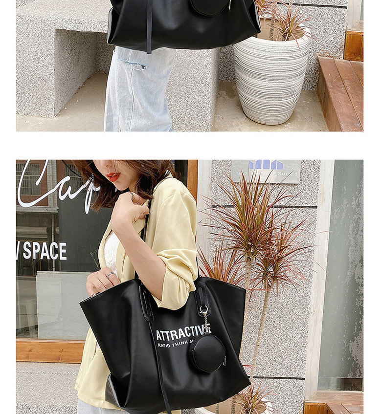 Fashion Khaki Letter Print Stitching Shoulder Bag,Messenger bags