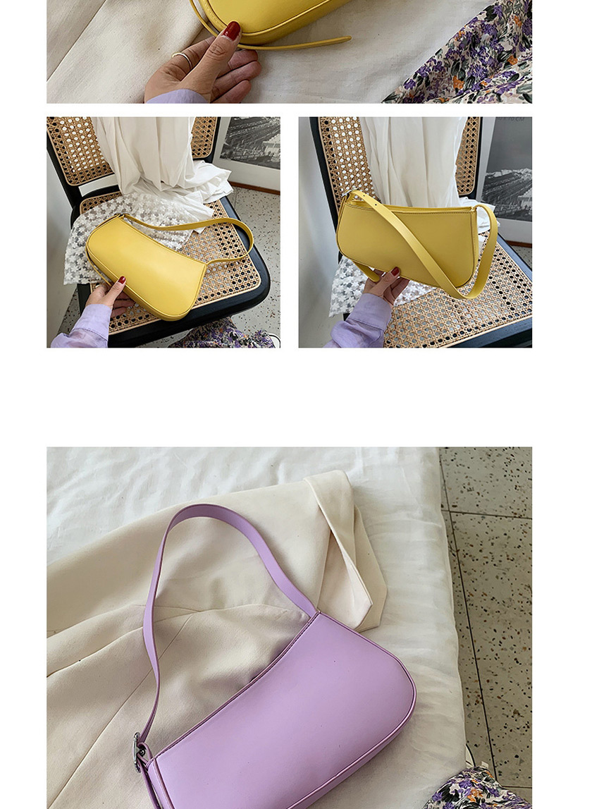 Fashion Purple One-shoulder Portable Underarm Bag,Messenger bags