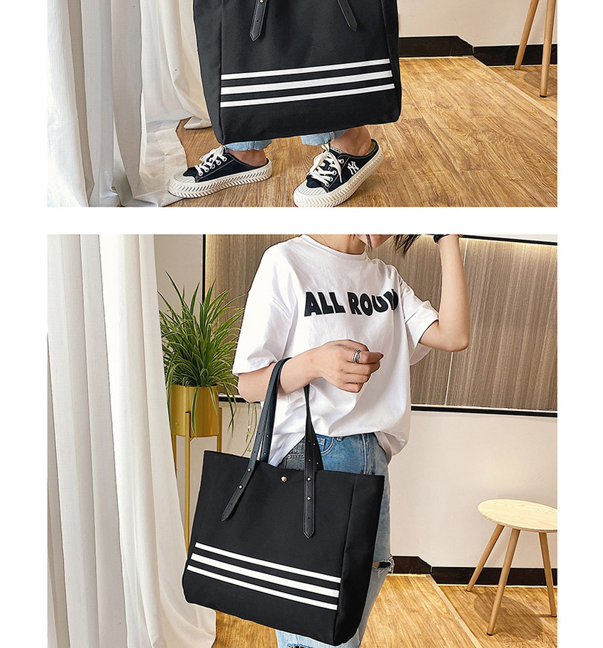 Fashion Black Canvas Shoulder Bag,Handbags