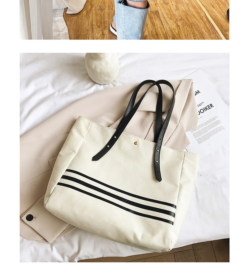Fashion White Canvas Shoulder Bag,Handbags