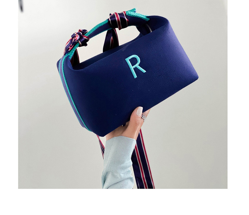 Fashion Blue Scarf Cross-body Handbag,Handbags