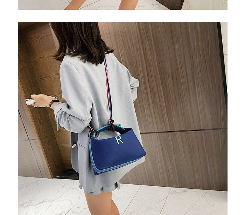 Fashion Blue Scarf Cross-body Handbag,Handbags