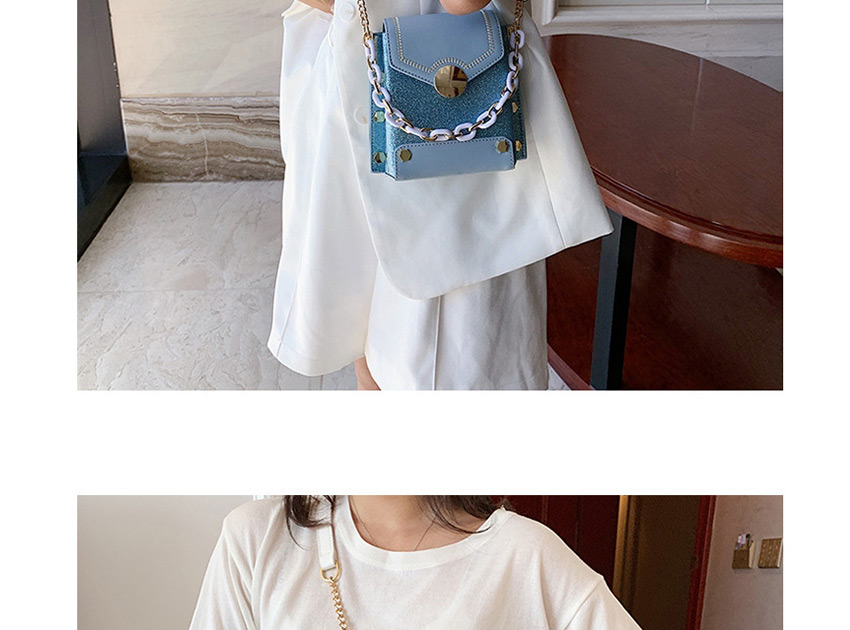 Fashion White Crossbody Chain Shoulder Bag,Messenger bags